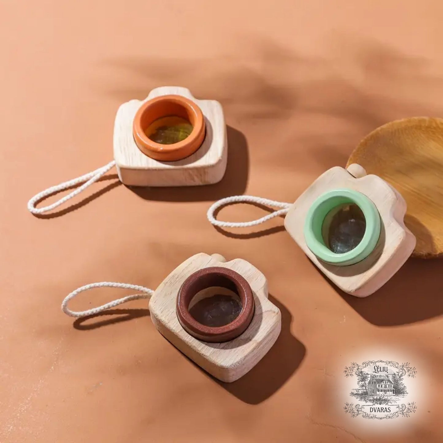 Medinis mini kaleidoskopas – fotoaparatas