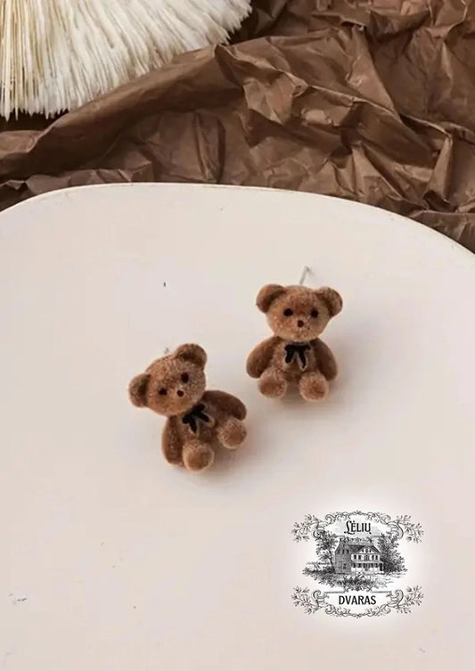 🐻 Auskarai meškučiai