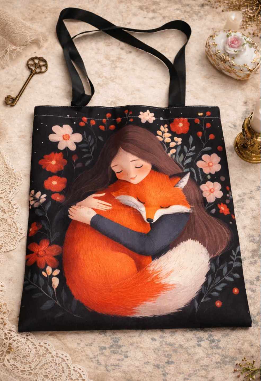 Medžiaginis maišelis „Mylintis apkabinimas“ 🦊
