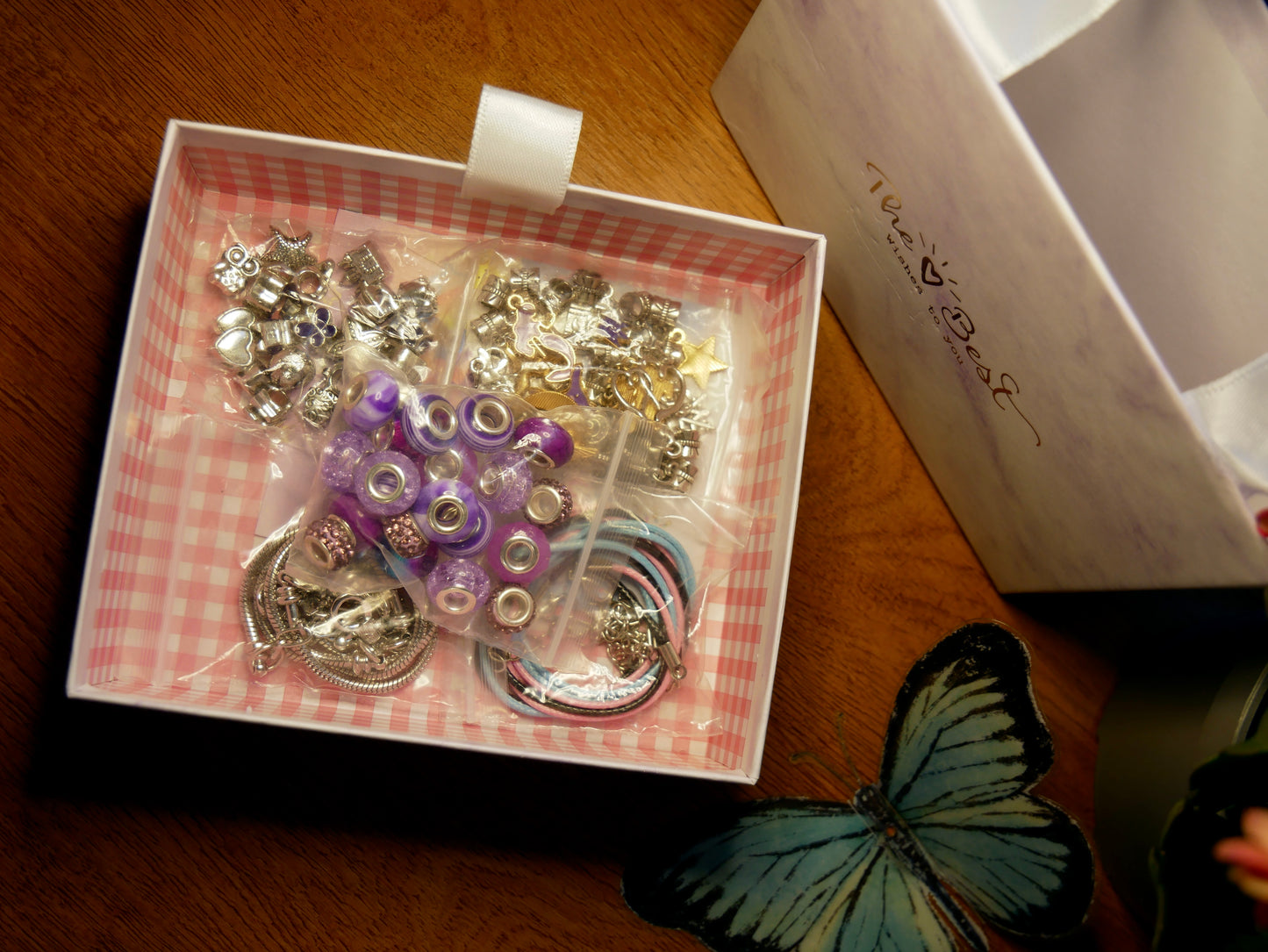 Papuošalų kūrimo rinkinys "Purpurinė svajonė"