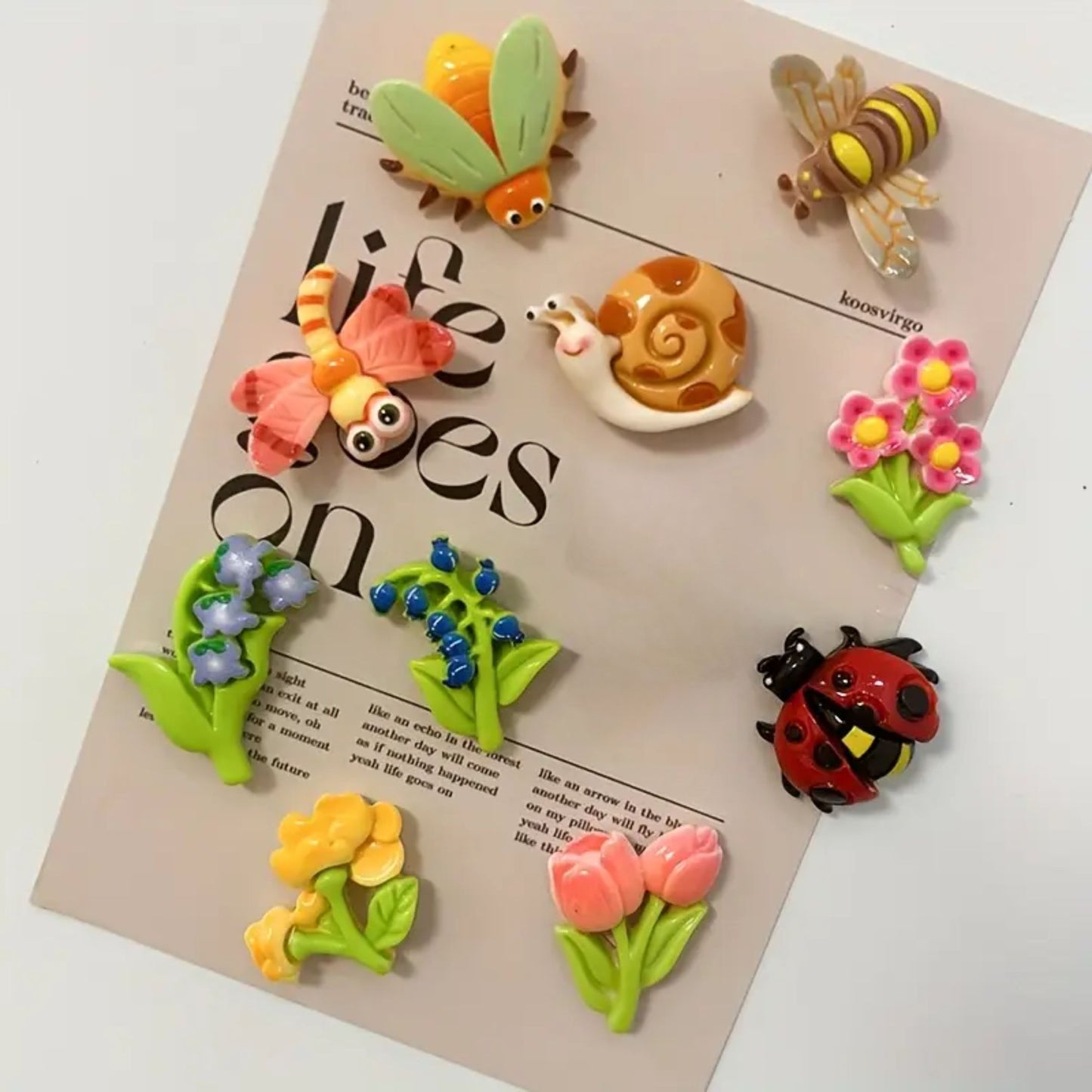 Magnetukai iš fėjos Florentinos pievos 🦋🌸