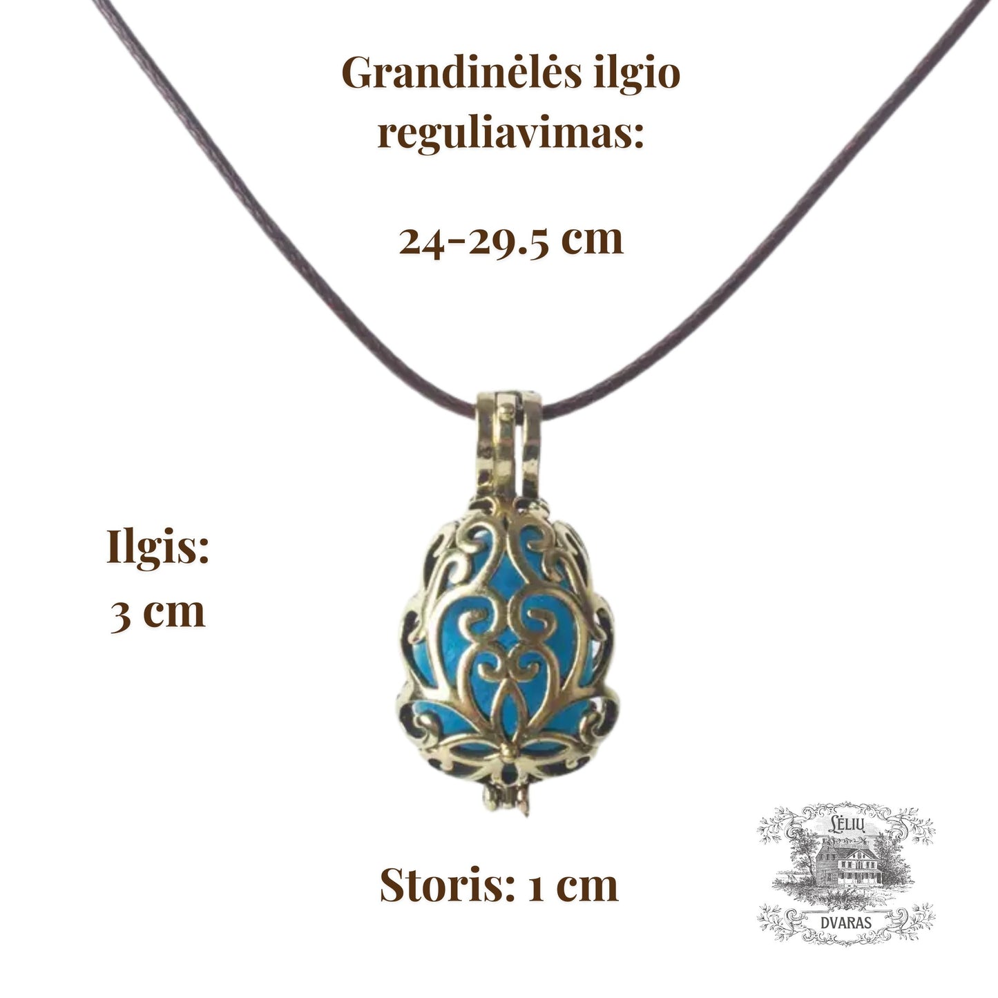 Mini pakabukas - difuzorius su subtiliu gėlių raštu