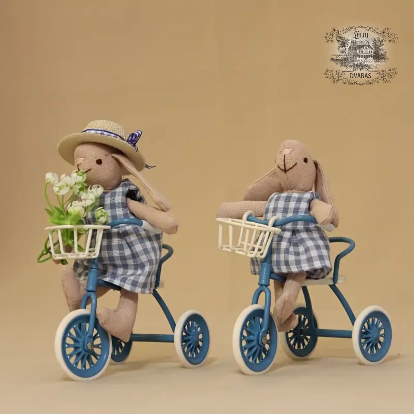 Žavingas miniatiūrinis triratis peliukams ir lėlytėms 🚲✨