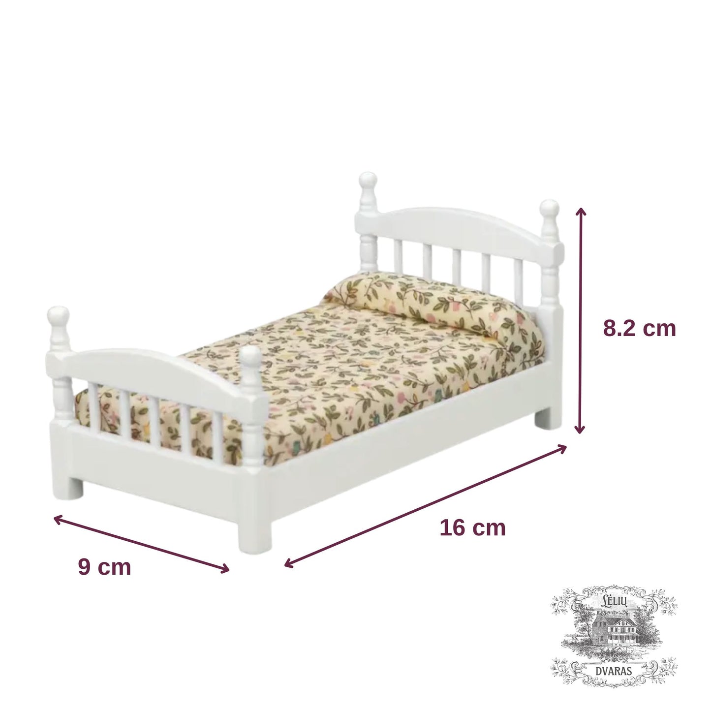 Medinė lovytė peliukams ar lėlytėms  🛏 🌸