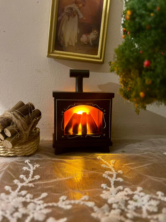 Mažas šviečiantis židinys