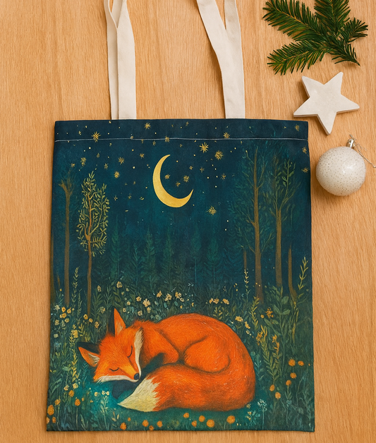 Medžiaginis maišelis "Mieganti laputė Rudnė"