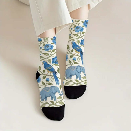 🐘🌸 Mėlynojo sodo kojinaitės